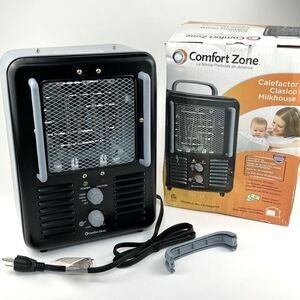 Comfort Zone Milkhouse Utility Heater/Fan Black | CZ798BK Deluxe Winter